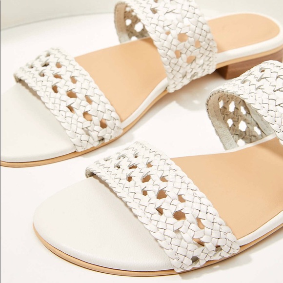 LOFT Woven Leather Sandals - Picture 2 of 3